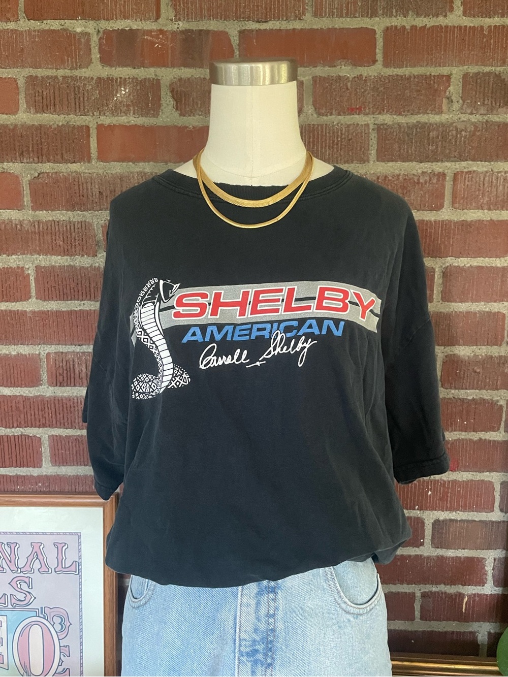 Vintage Shelby American Black Graphic Short Sleeve Tee